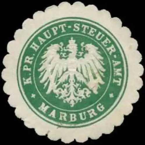 K.Pr. Haupt-Steuer-Amt Marburg