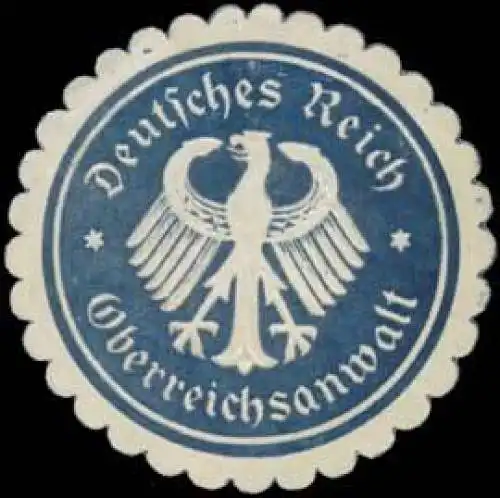 Deutsches Reich Oberreichsanwalt