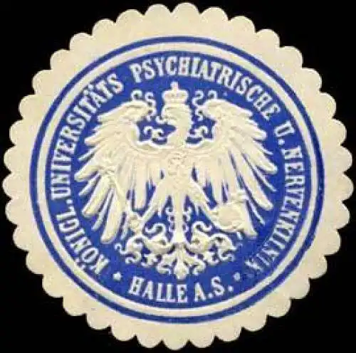 K. UniversitÃ¤ts Psychiatrische und Nervenklinik Halle an der Saale