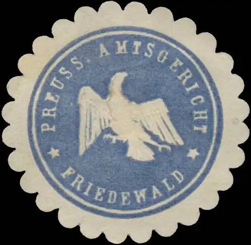 Pr. Amtsgericht Friedewald