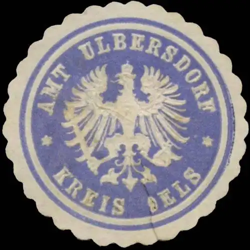 Amt Ulbersdorf Kreis Oels/Schlesien