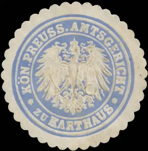 K.Pr. Amtsgericht zu Karthaus/Pommern