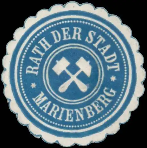 Rath der Stadt Marienberg