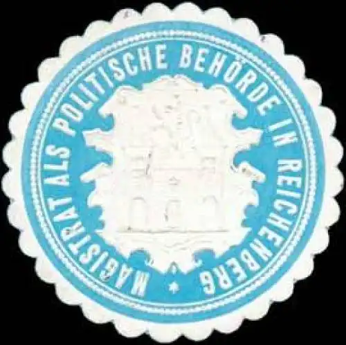 Magistrat in Reichenberg als politische Behörde