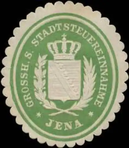 Grossh. S. Stadtsteuereinnahme Jena