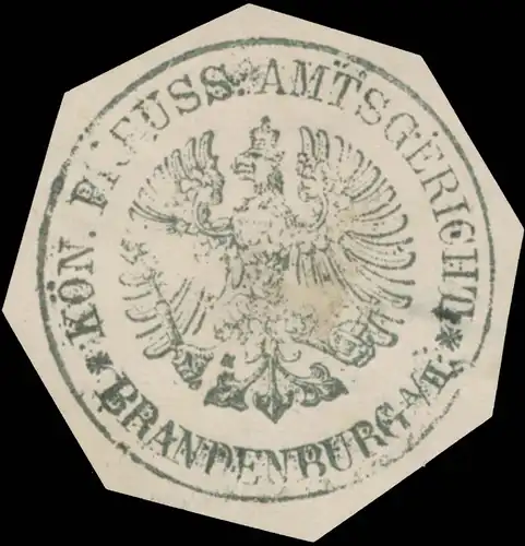K.Pr. Amtsgericht Brandenburg/Havel