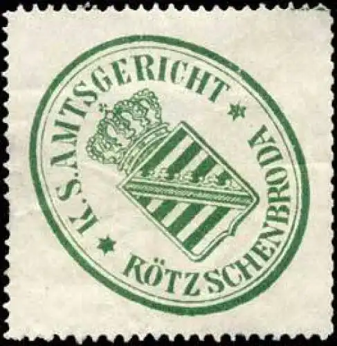 Königlich Sächsisches Amtsgericht - Kötzschenbroda