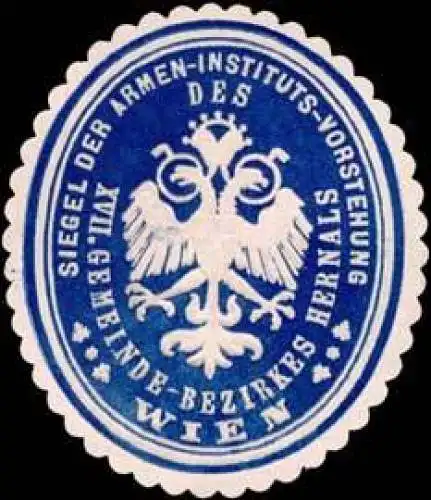 Siegel der Armen-Instituts-Vorstehung XVII. Gemeinde-Bezirkes Hernals Wien