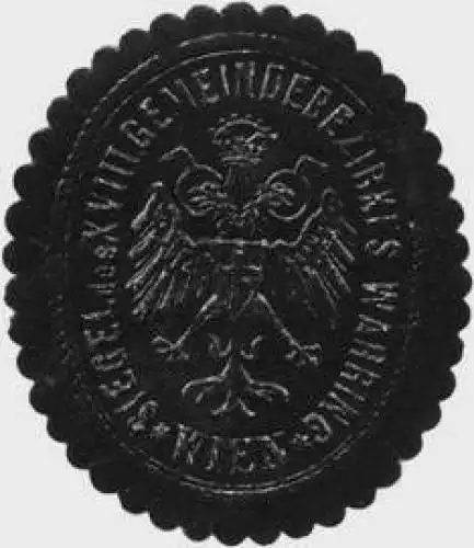 Siegel des XVIII. Gemeindebezirkes WÃ¤hring Wien