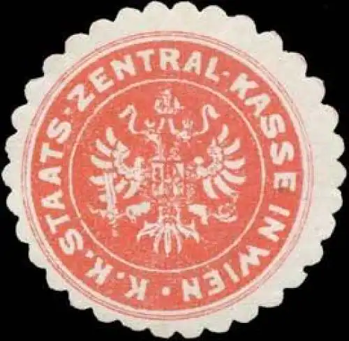 K.K. Staats-Zentral-Kasse in Wien