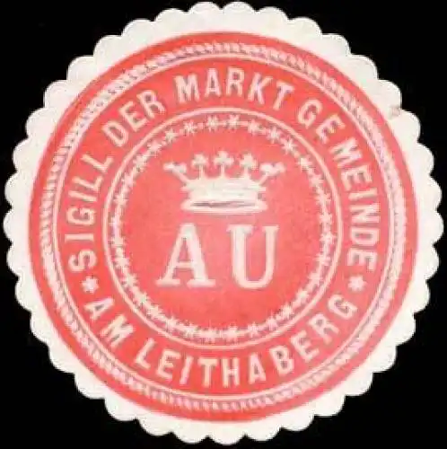 Sigill der Markt Gemeinde am Leithaberg AU