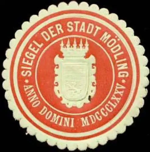 Siegel der Stadt MÃ¶dling