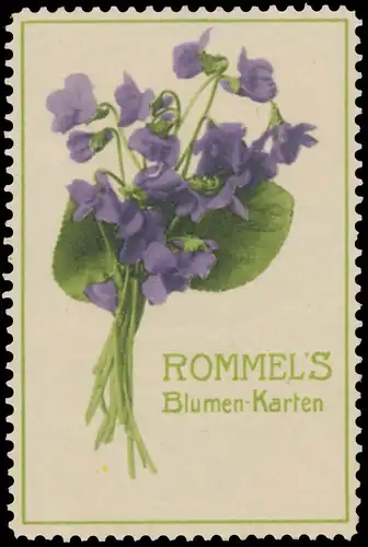 Rommels Blumen-Karten