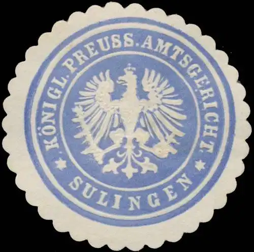 K.Pr. Amtsgericht Sulingen