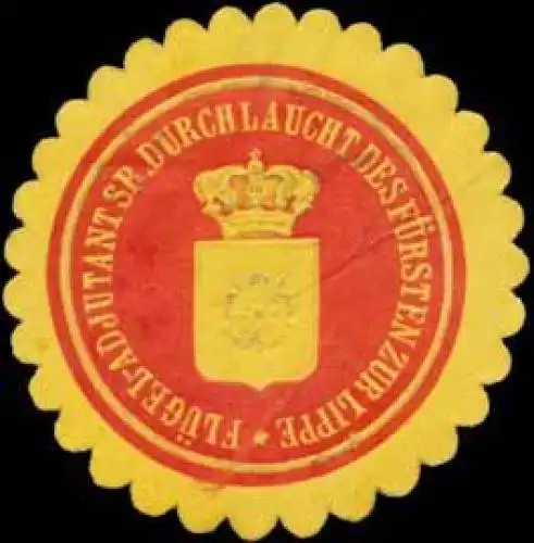 Flügel-Adjutant S.D.d. Fürsten zur Lippe