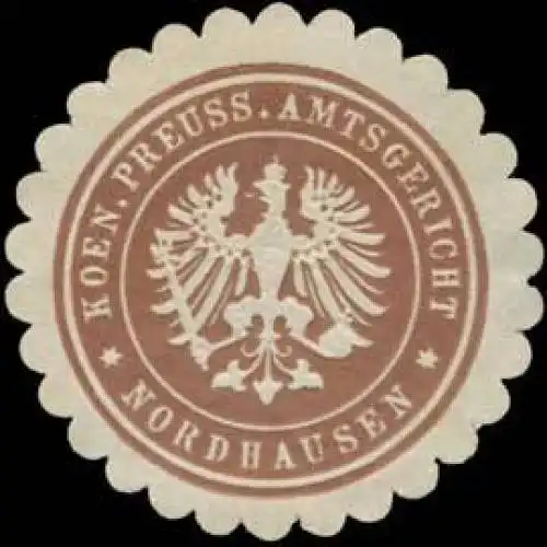 K.Pr. Amtsgericht Nordhausen