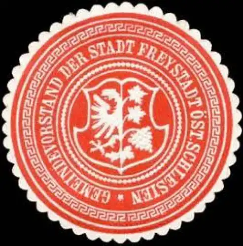 Gemeindevorstand der Stadt Freystadt Ãsterreich Schlesien