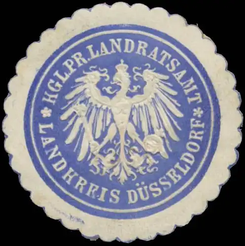 K.Pr. Landratsamt Landkreis DÃ¼sseldorf