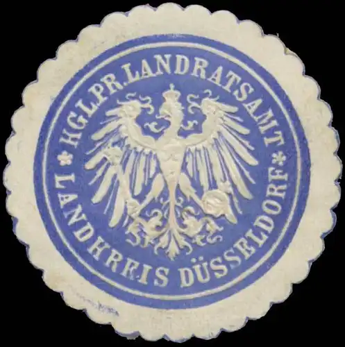 K.Pr. Landratsamt Landkreis Düsseldorf