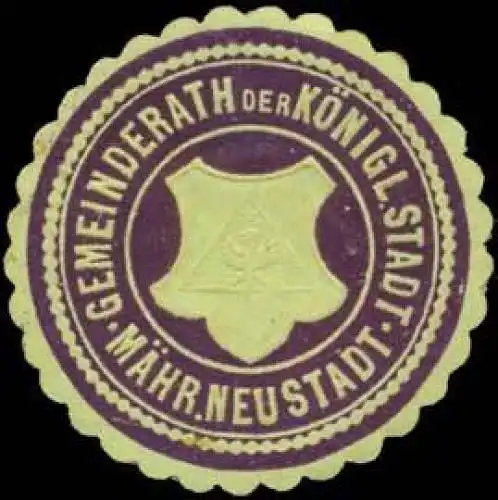 Gemeinderath der kÃ¶nigl. Stadt MÃ¤hrisch Neustadt