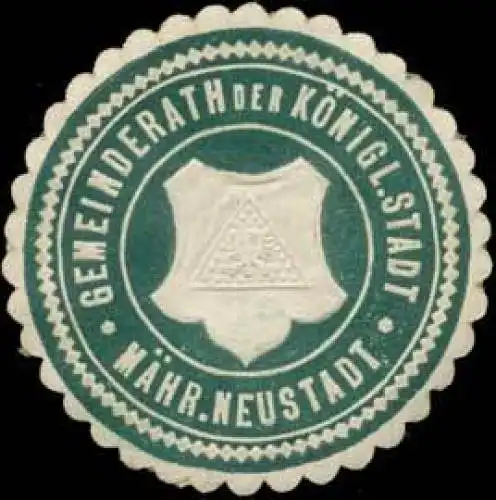 Gemeinderath der kÃ¶nigl. Stadt MÃ¤hrisch Neustadt