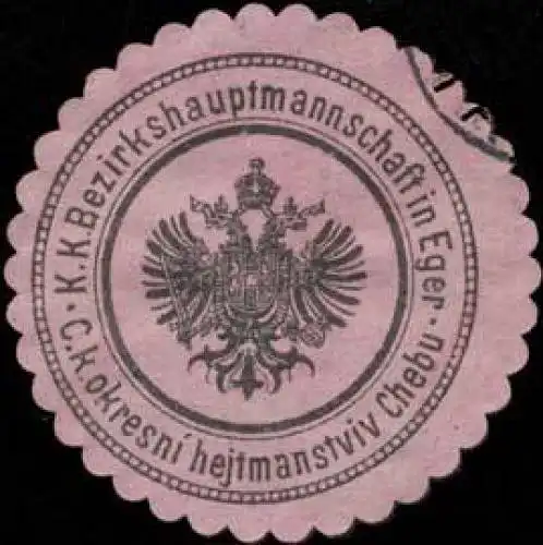 K.K. Bezirkshauptmannschaft in Eger