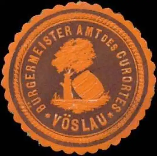 Bürgermeister Amt des Curortes Vöslau