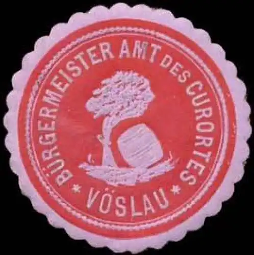 Bürgermeister Amt des Curortes Vöslau
