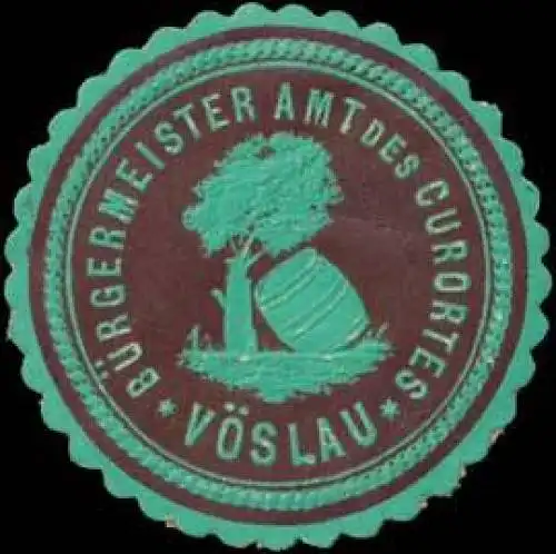 Bürgermeister Amt des Curortes Vöslau