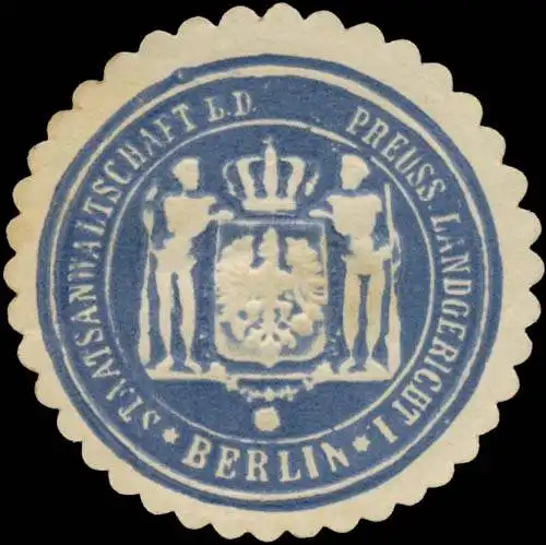 Staatsanwaltschaft b.d. Pr. Landgericht I Berlin