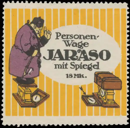 Personenwaage Jaraso mit Spiegel
