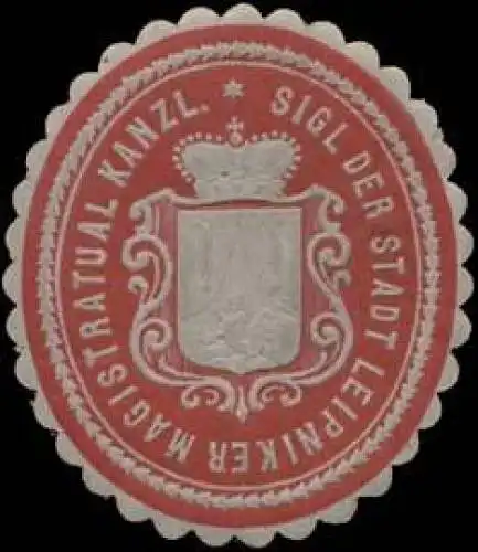 Sigl der Stadt Leipniker Magistratual Kanzl