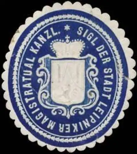 Sigl der Stadt Leipniker Magistratual Kanzl