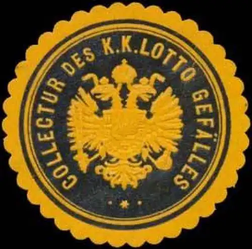 Collectur des K.K. Lotto gefÃ¤lles