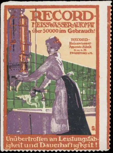 Record Heisswasserautomat