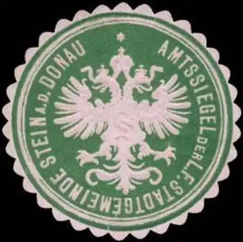 Amtssiegel der L.F. Stadtgemeinde Stein an der Donau