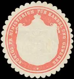 K.Pr. Ministerium fÃ¼r Handel und Gewerbe