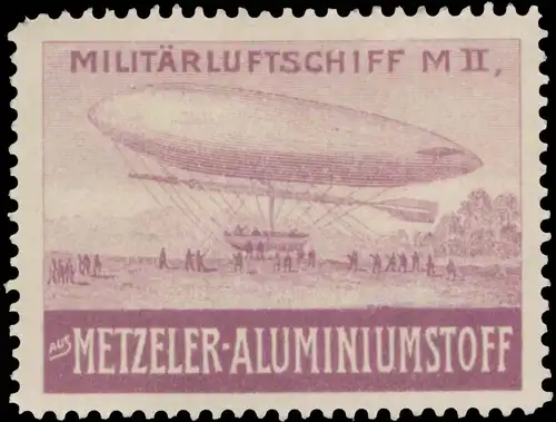 MilitÃ¤rluftschiff M II aus Metzeler Aluminiumstoff