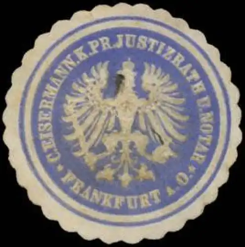 C. Eisermann K.Pr. Justizrath & Notar