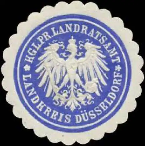 K.Pr. Landratsamt Landkreis DÃ¼sseldorf