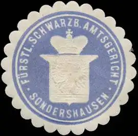 FÃ¼rstl. Schwarzb. Amtsgericht Sondershausen