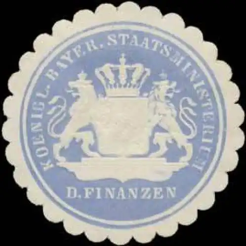 K.Bayer. Staatsministerium der Finanzen
