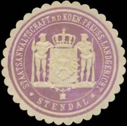 Staatsanwaltschaft bei dem K.Pr. Landgericht Stendal