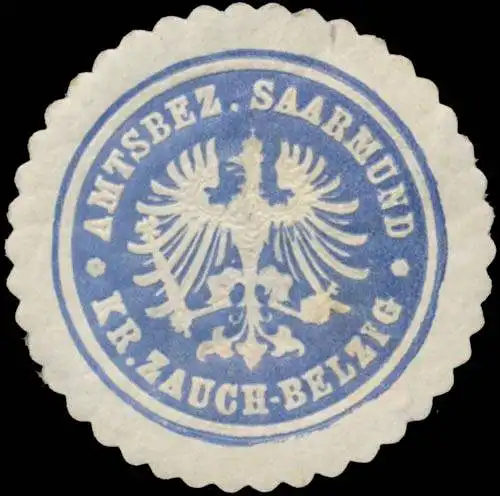 Amtsbezirk Saarmund Kreis Zauch-Belzig