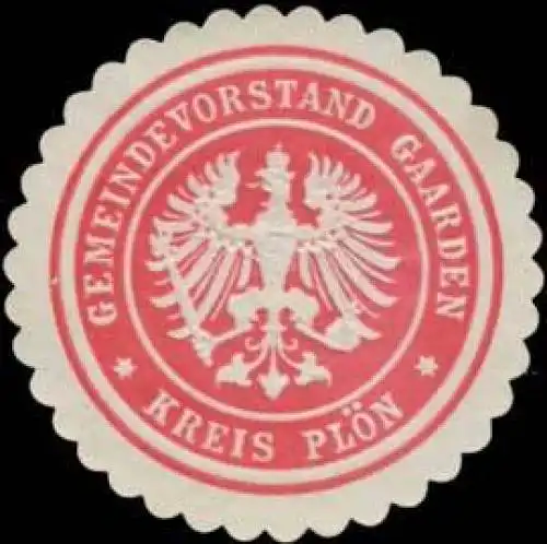 Gemeindevorstand Gaarden Kreis PlÃ¶n