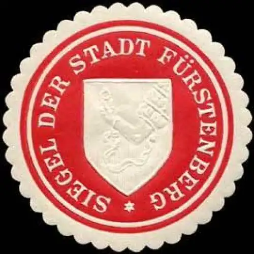 Siegel der Stadt FÃ¼rstenberg