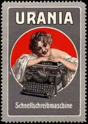 Urania Schreibmaschine fÃ¼r die Frau