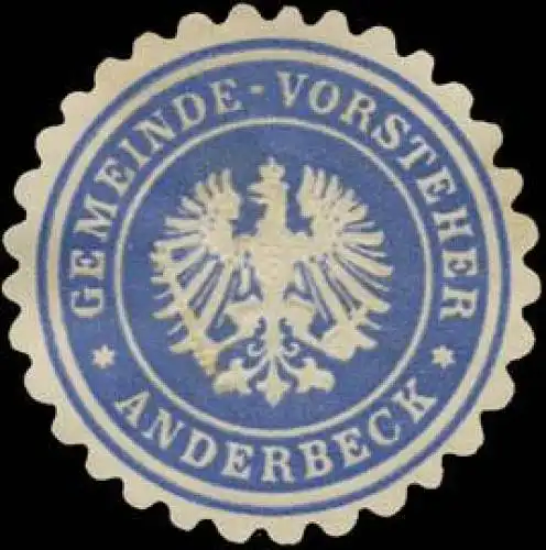 Gemeinde-Vorsteher Anderbeck