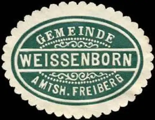 Gemeinde Weissenborn - Amtshauptmannschaft Freiberg
