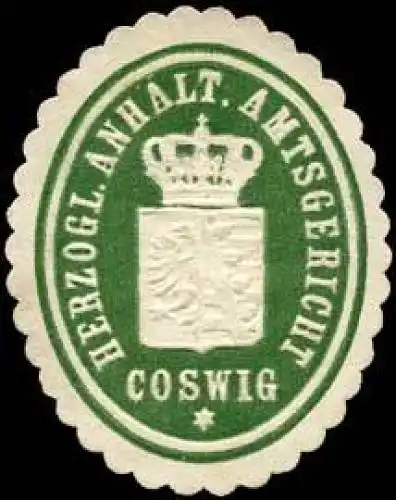 Herzoglich Anhaltische Amtsgericht Coswig